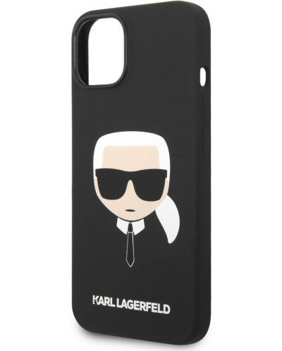 Калъф Karl Lagerfeld - MS Karl Head, iPhone 13/14, черен - 3